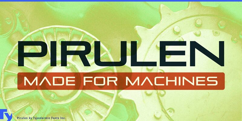 Pirulen Czcionka