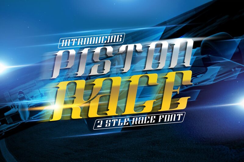Piston Race Czcionka