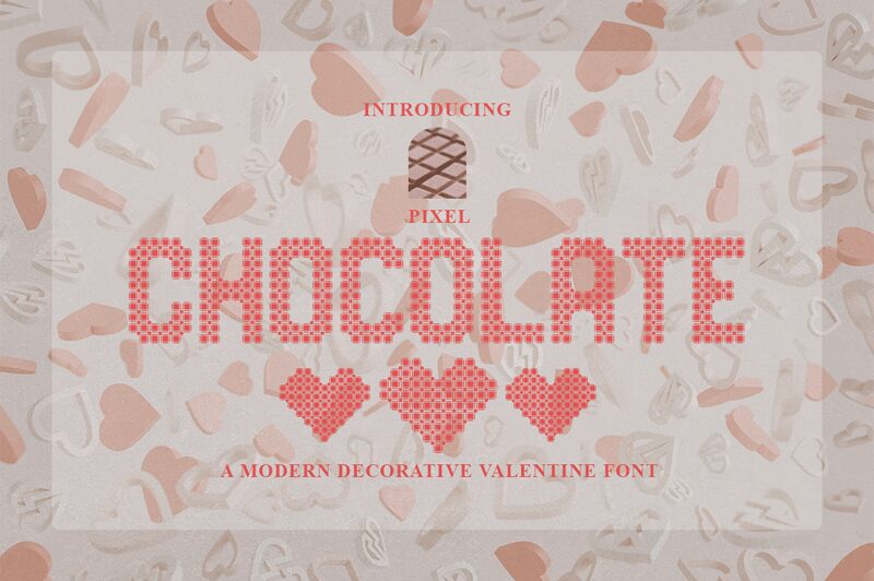 Pixel Chocolate Carattere
