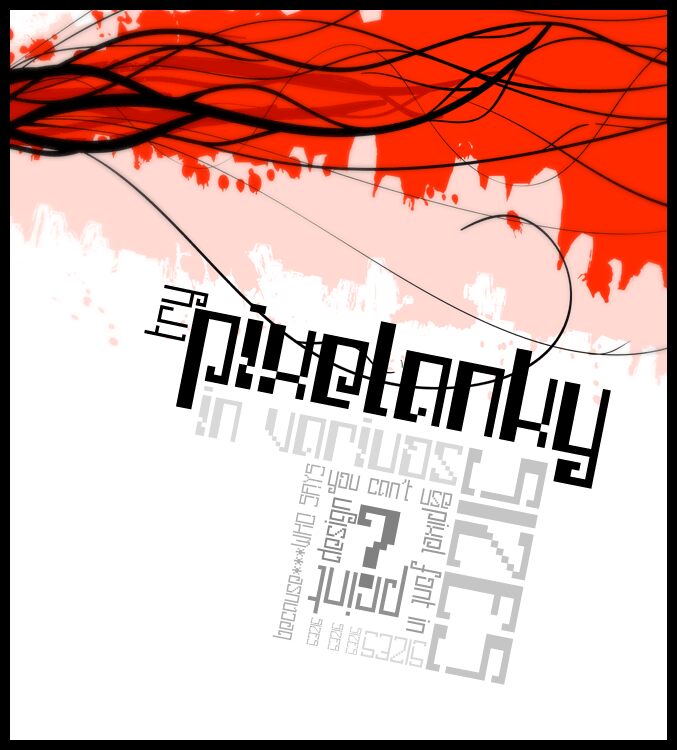 pixelanky CE DEMO Schriftart