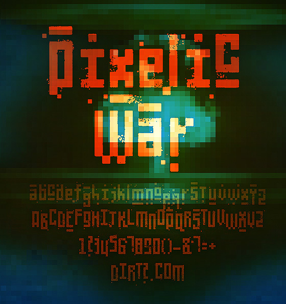 Pixelic War Carattere