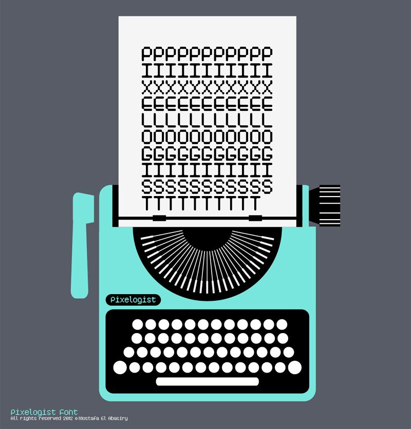 Pixelogist Carattere