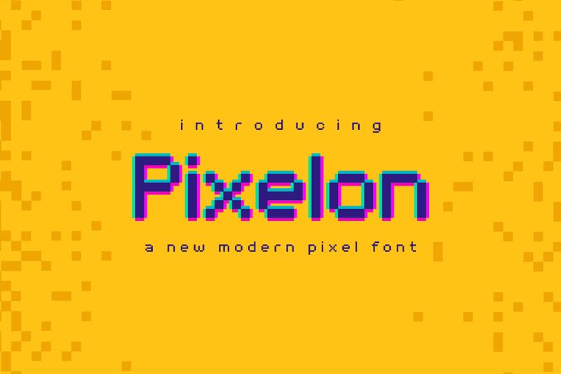 Pixelon — Apresentação da fonte