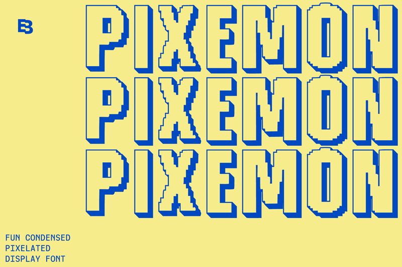 Pixemon Regular — Presentación de la fuente