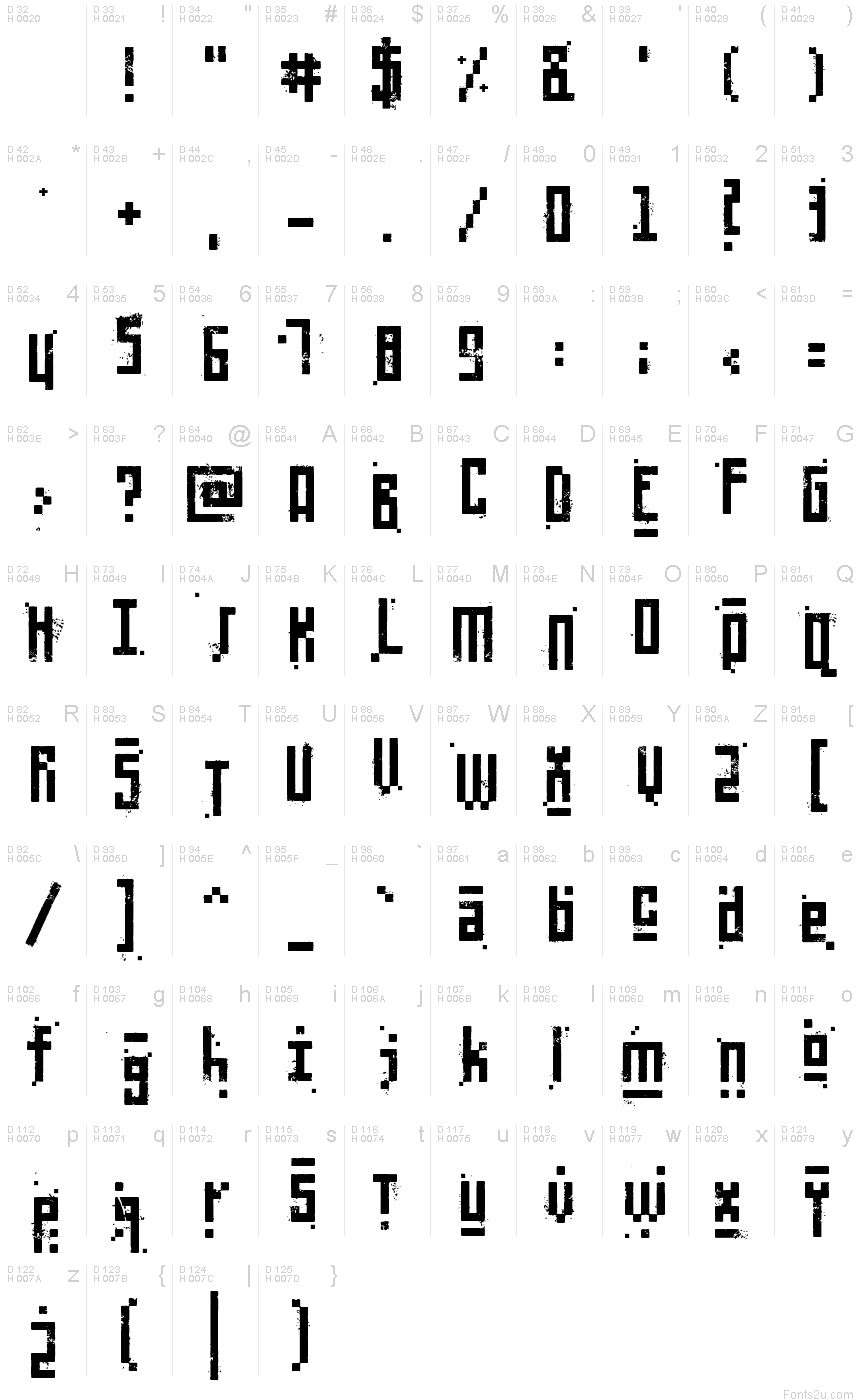 Pixelic War font | Fonts2u.com