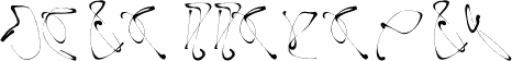Preview of the picassadance font