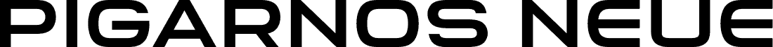 PIGARNOS NEUE Bold