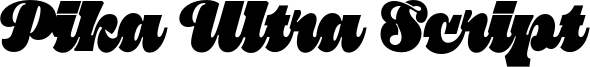 Pika Ultra Script Regular