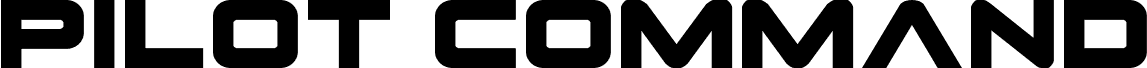 Preview of the Pilot Command Spaced font