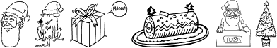 Preview of the Pimp My Christmas_PersonalUseOnly font