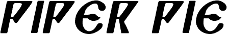 Piper Pie Semi-Italic