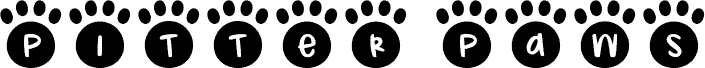 Pitter Paws Regular الخط