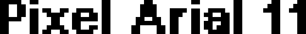 Pixel Arial 11 Bold