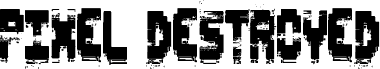 Náhled písma Pixel Destroyed