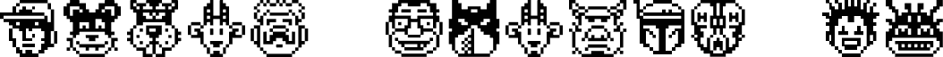 Ukážka písma PIXEL FREAKS V1