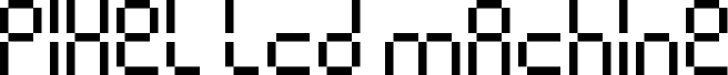 Pixel lcd machine Regular