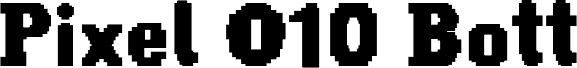 Pixel O10 Bott Regular