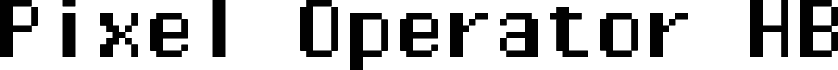 Pixel Operator Mono HB