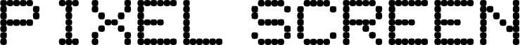 Preview of the Pixel_Screen_Font-Light font