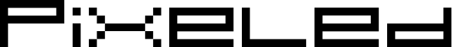 Preview of the Pixeled Wide Regular font