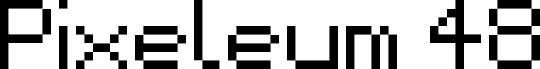 Pixeleum 48 Regular