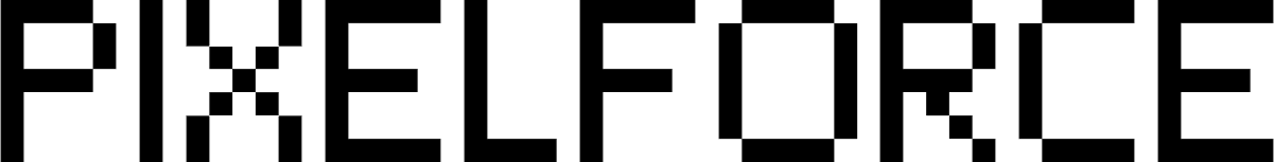 PixelForce font