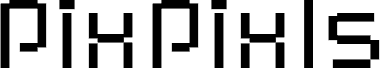 PixPixls font
