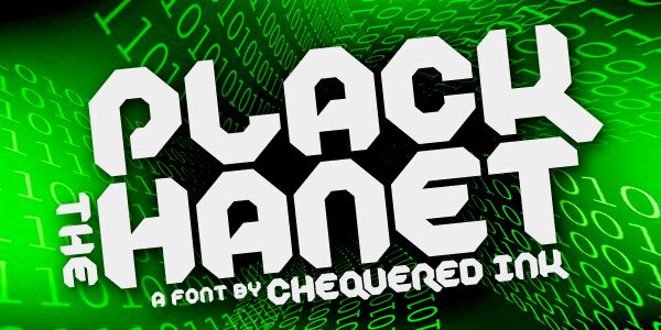 Plack the Hanet Czcionka