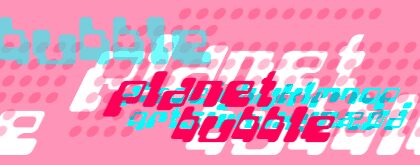 Planet Bubble Font
