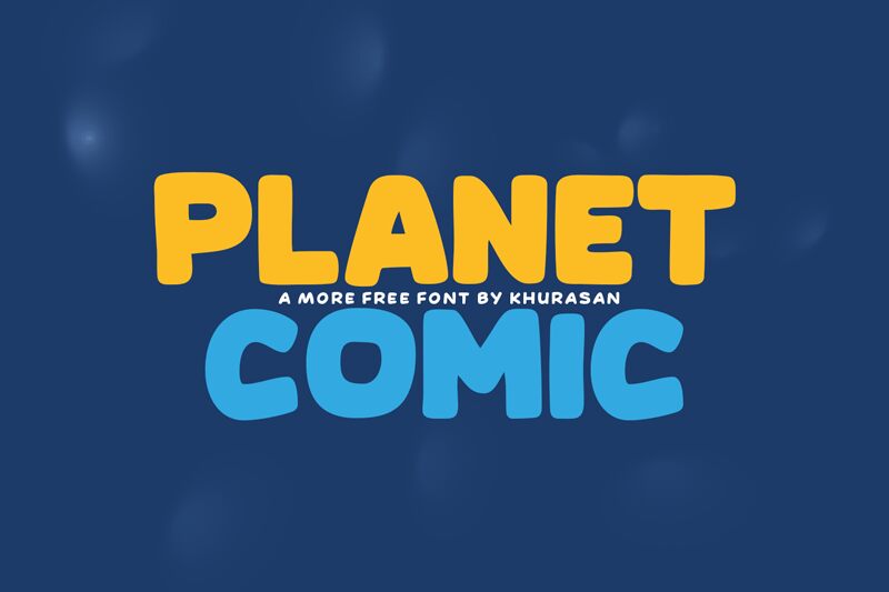 Planet Comic Schriftart