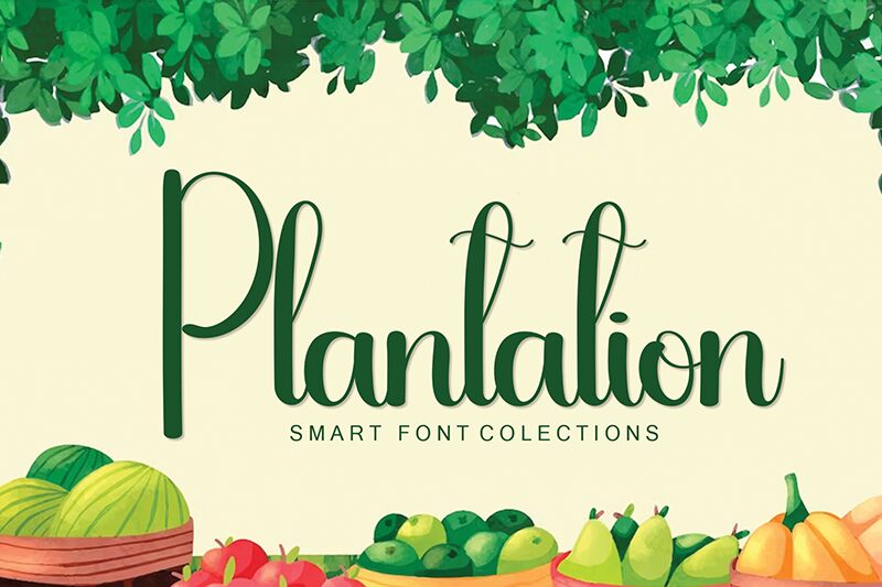 Plantation 字体