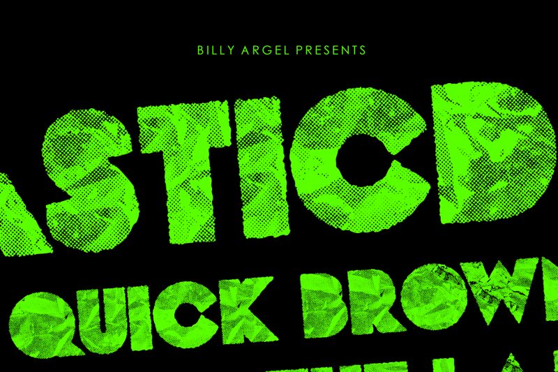 PLASTICDOTS Schriftart