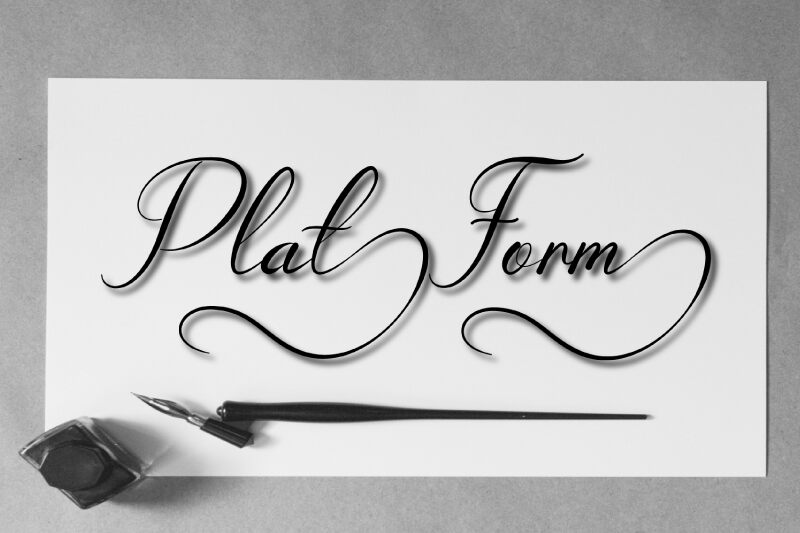 Platform Schriftart