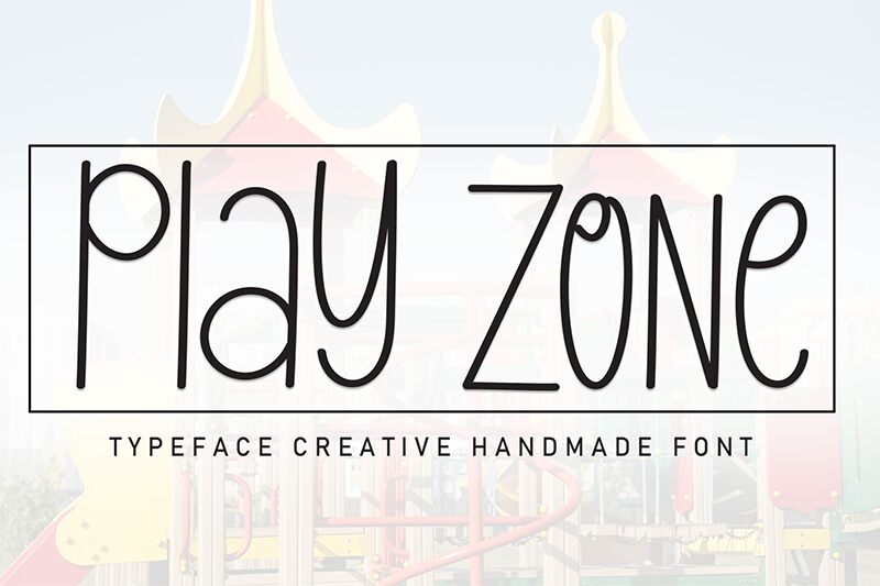 Play Zone 字体