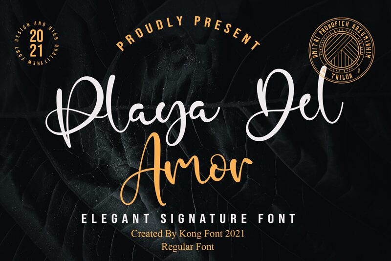 Playa Del Amor Schriftart