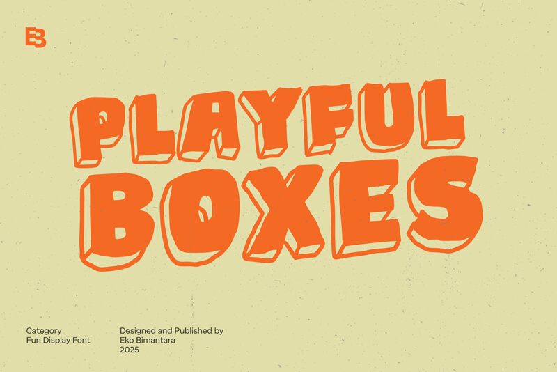 Playful Boxes フォント