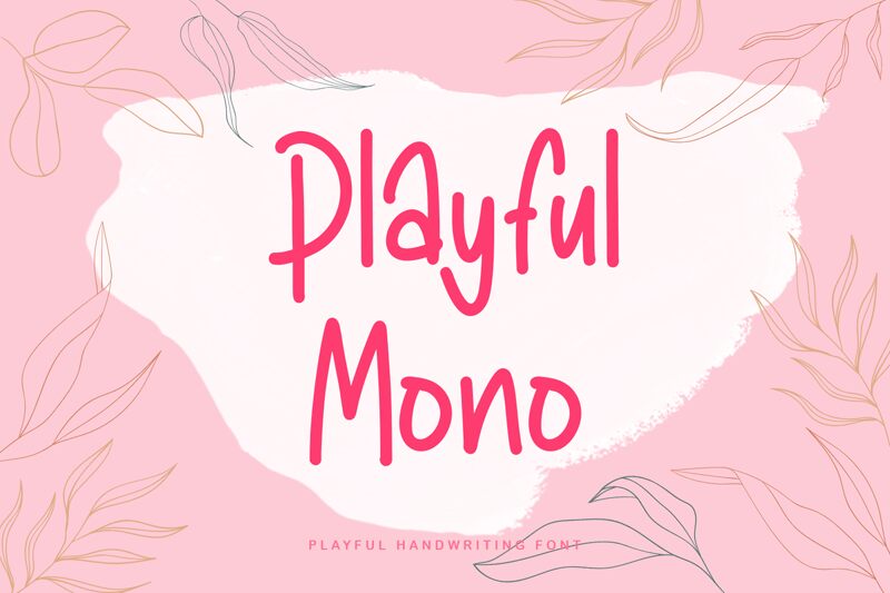 Playful Mono Шрифт
