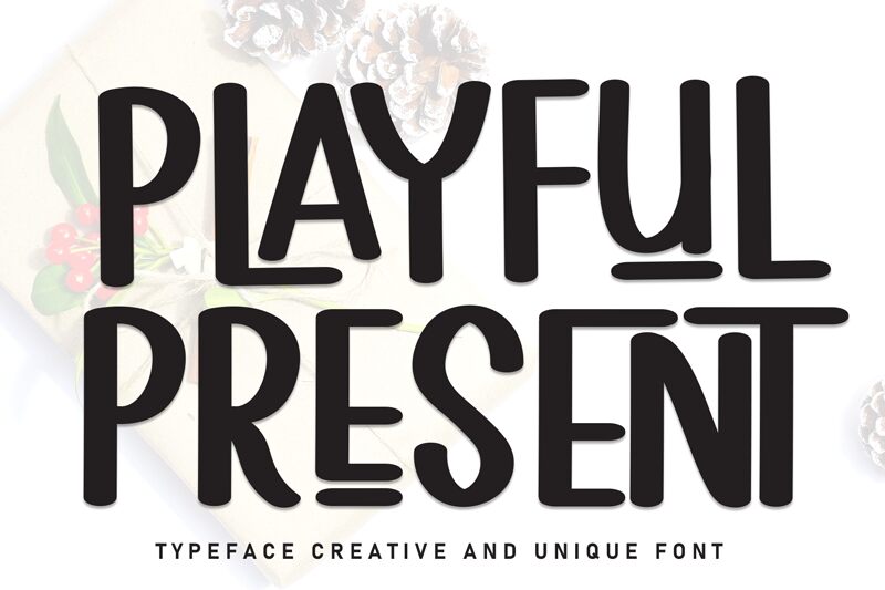 Playful Present Schriftart