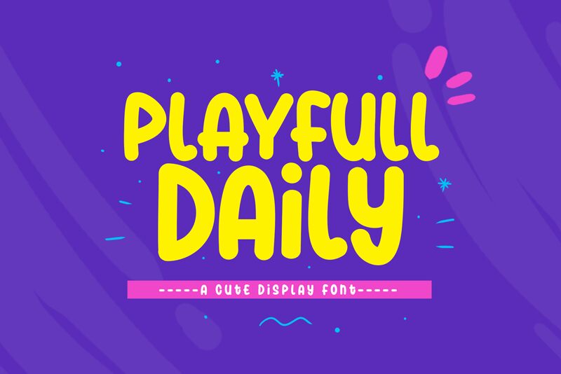 Playfull Daily Schriftart