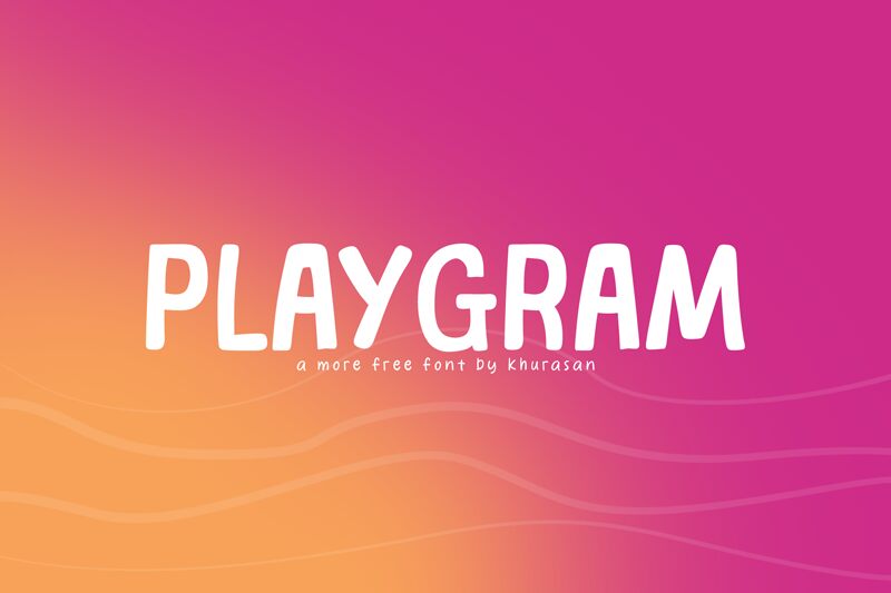 Playgram Шрифт