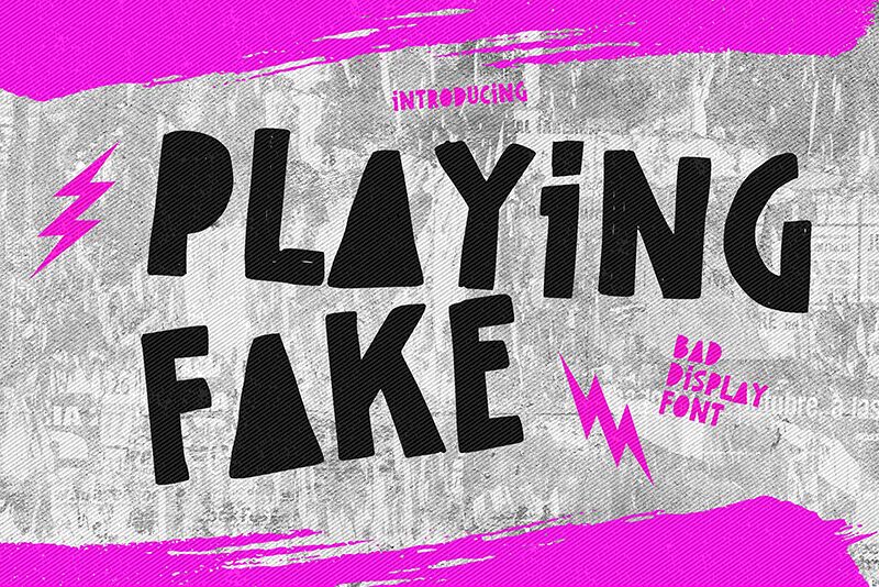 Playing Fake Carattere