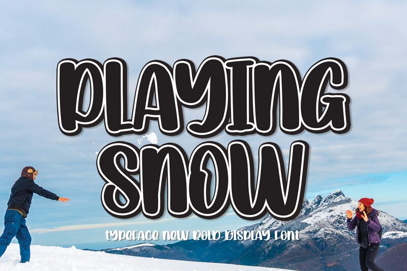 Playing Snow Druh písma