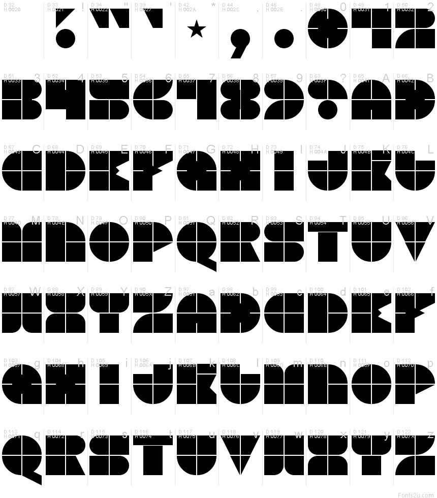 Plano Regular font