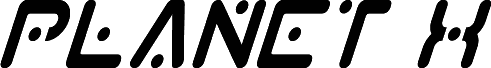 Planet X Compact Condensed Italic
