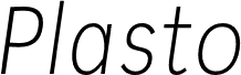 PlastoTrial-ExtLtCondIta font