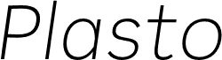 PlastoTrial-ExtraLightItalic