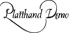 Platthand Demo