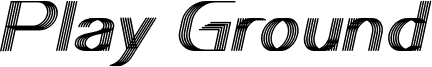 Play Ground Italic
