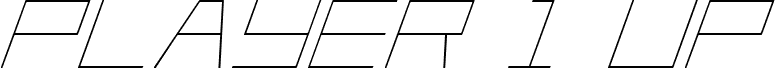 Player 1 Up Condensed Italic