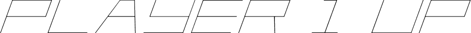 Player 1 Up Light Italic